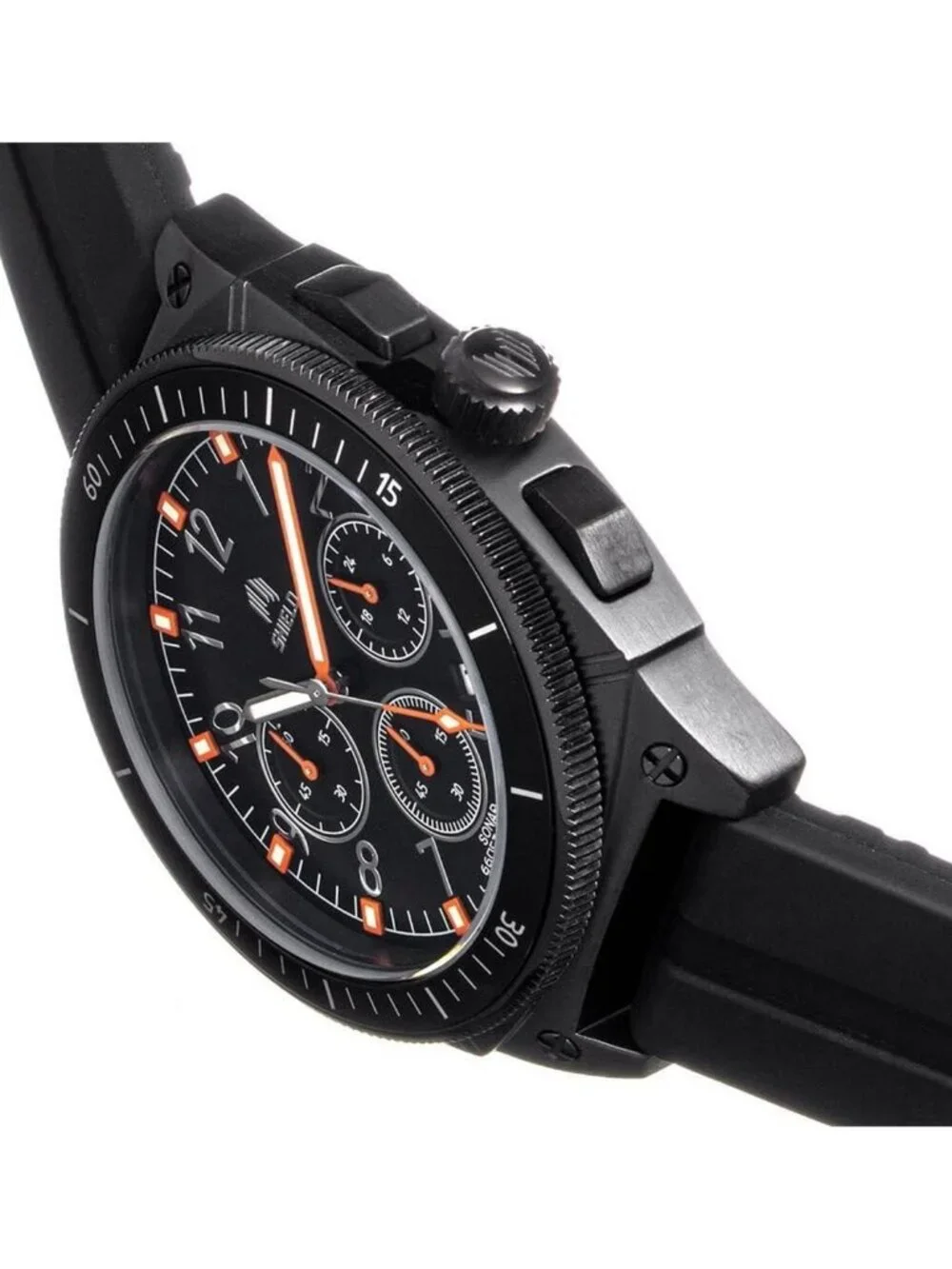 NWT Shield Sonar Black Dial Men's Watch